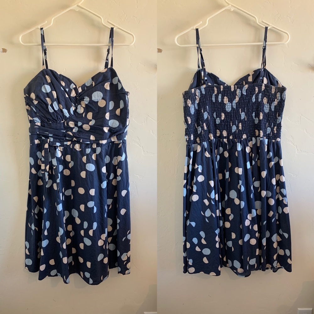 🏝 Plus size Polka dot dress